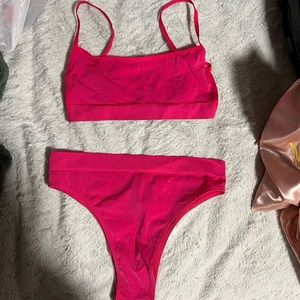 Pretty Little Thing Hot Pink Bikini